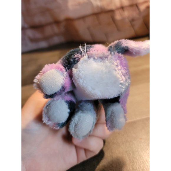 Beanie baby cat black pink gray animal stuffed plush - Picture 5 of 5